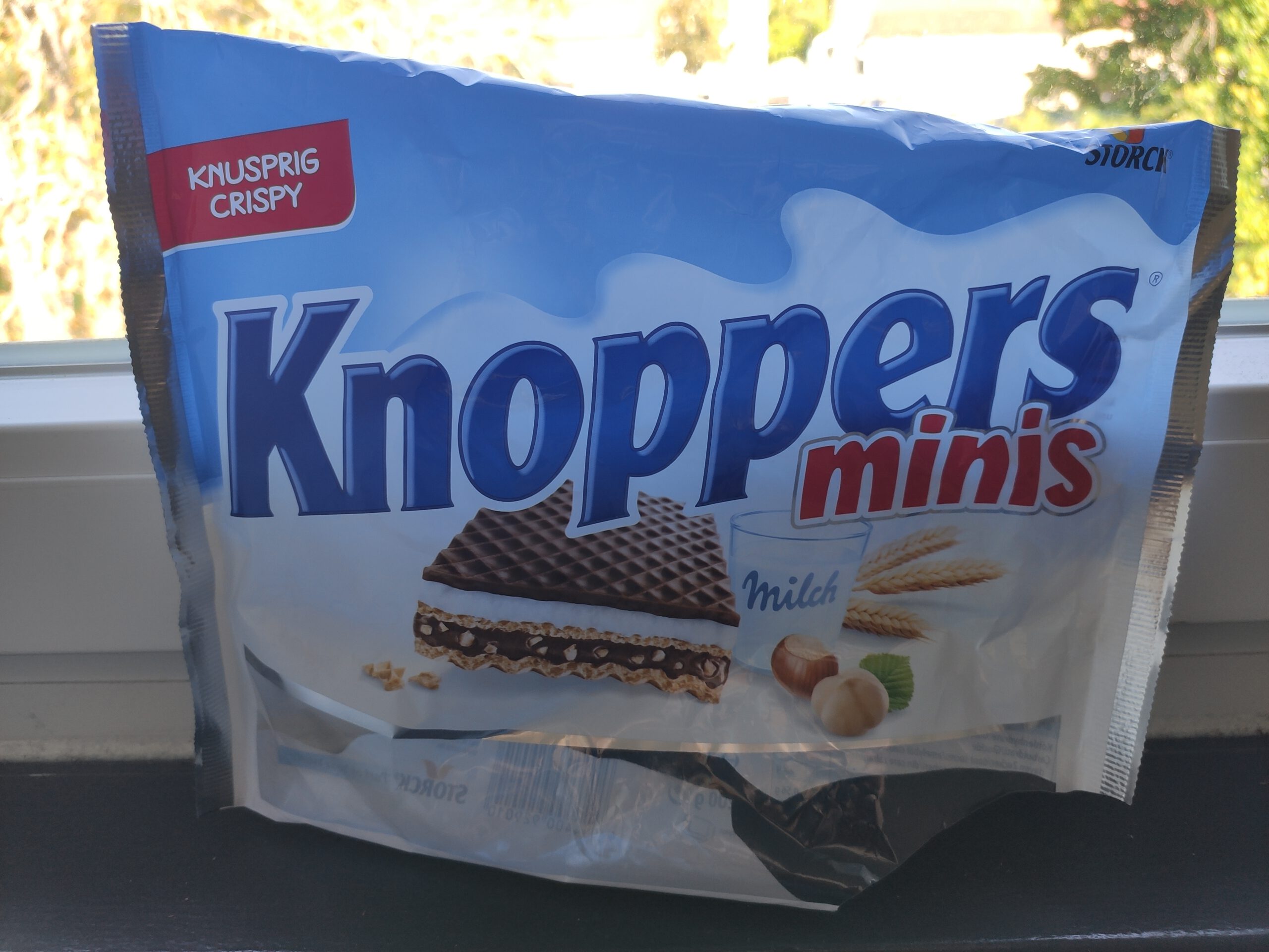 Miniknoppers leere Packung